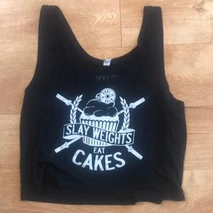 Barbell revolution CrossFit crop top